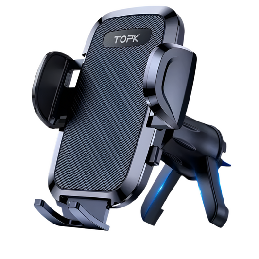 Universal Gravity Car Phone Holder – Air Vent Clip Mount for All Smartphones